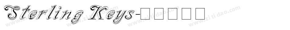 Sterling Keys字体转换